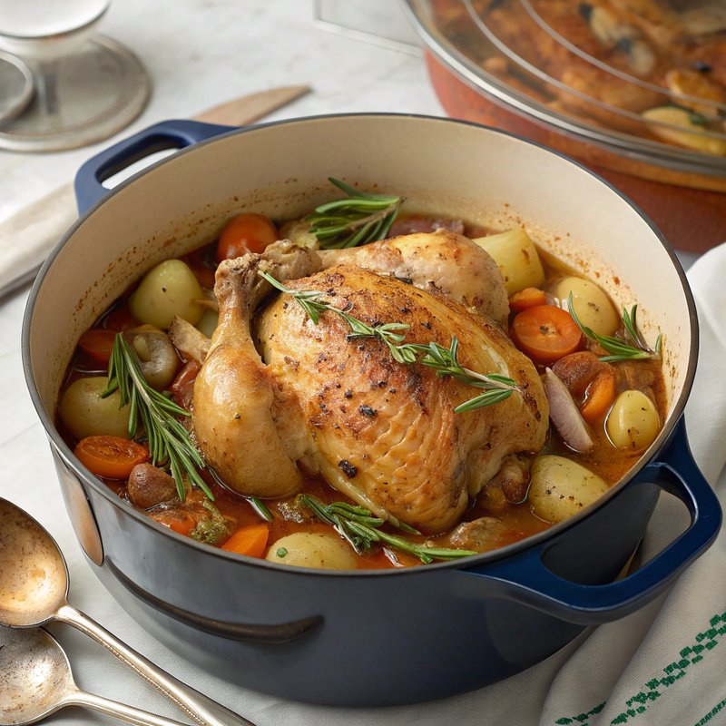 Poulet en Cocotte Bonne Femme