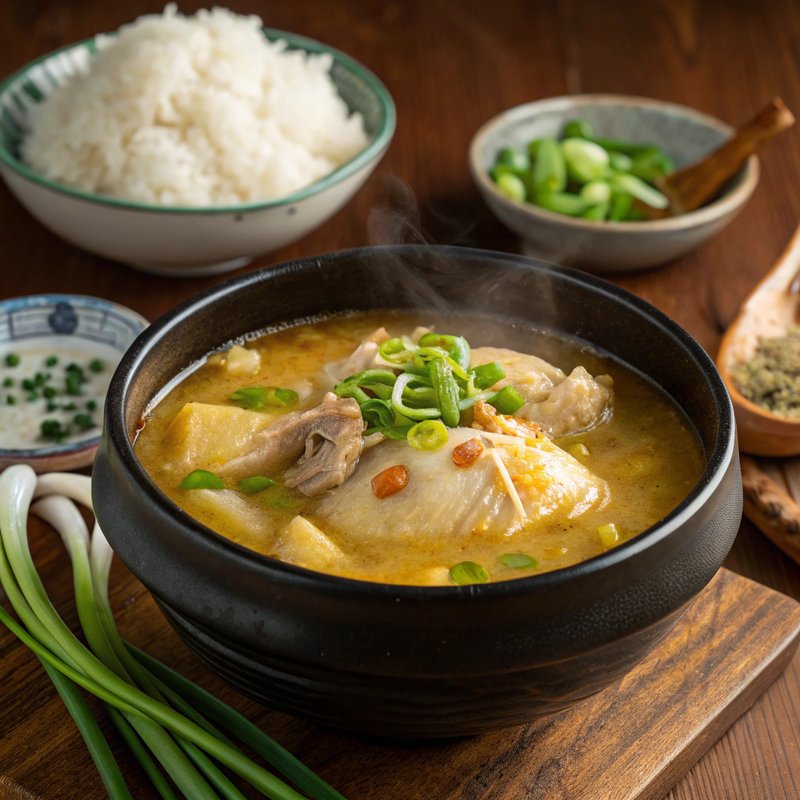 Chogyetang: Traditional Korean Chicken Soup