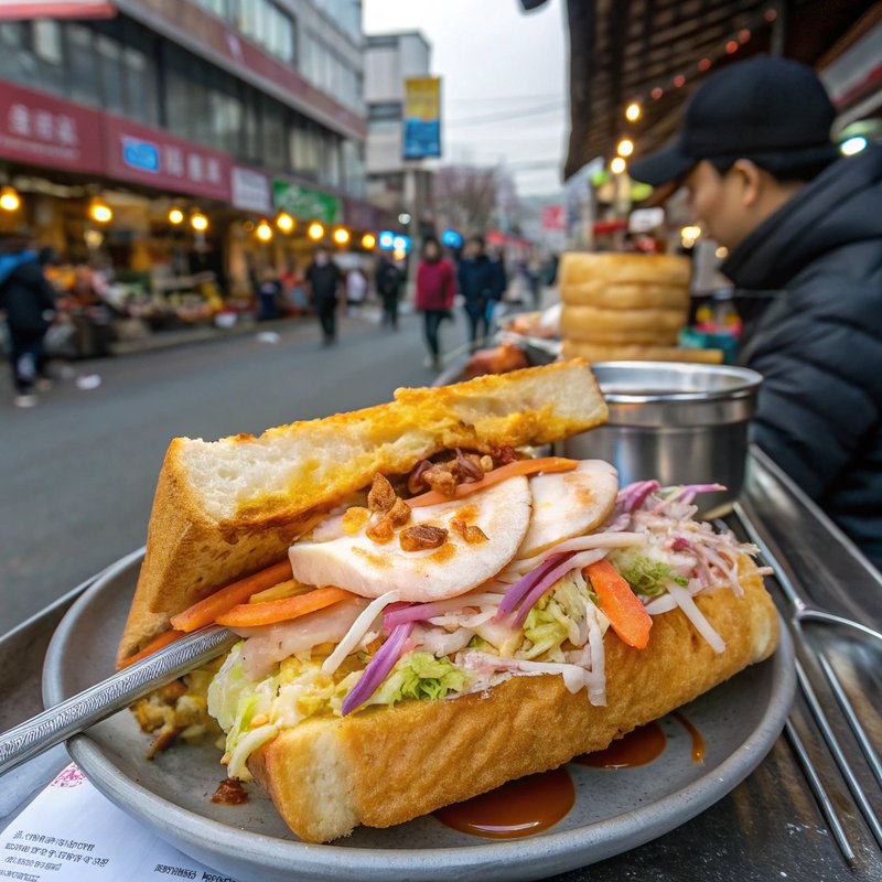 Korean Street Toast (Gilgeori Toast)