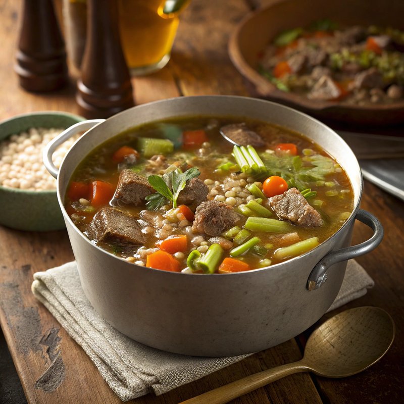 Hearty Lamb and Barley Soup