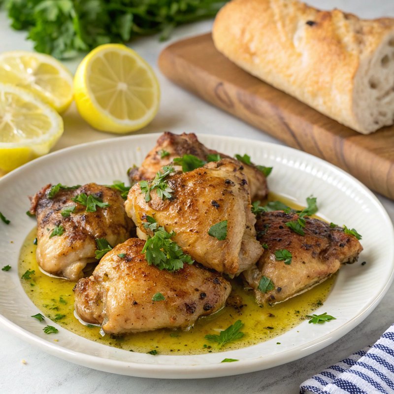 Pollo al Aceite (Spanish Garlic Chicken)