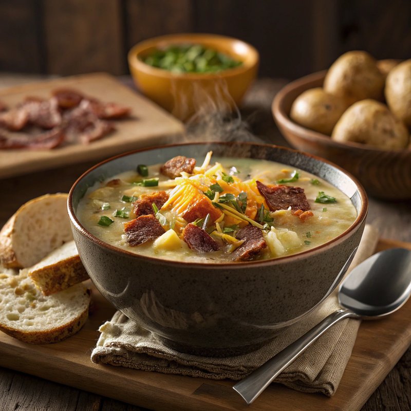 Hearty Bacon and Potato Soup