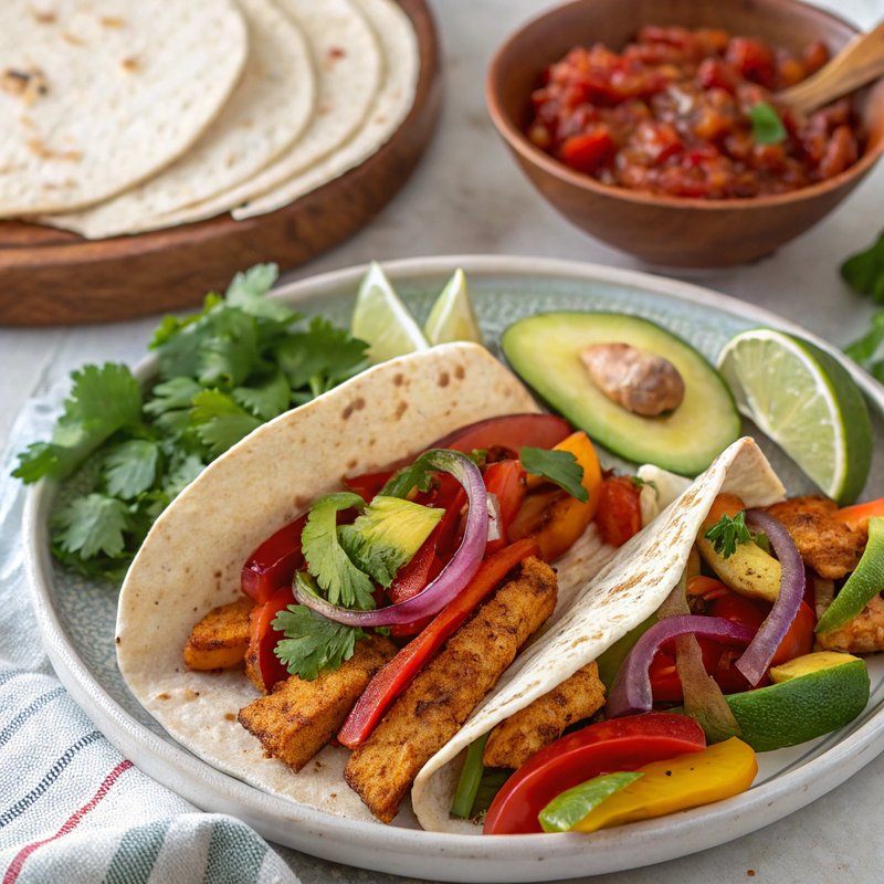 Vegan Tofu Fajitas
