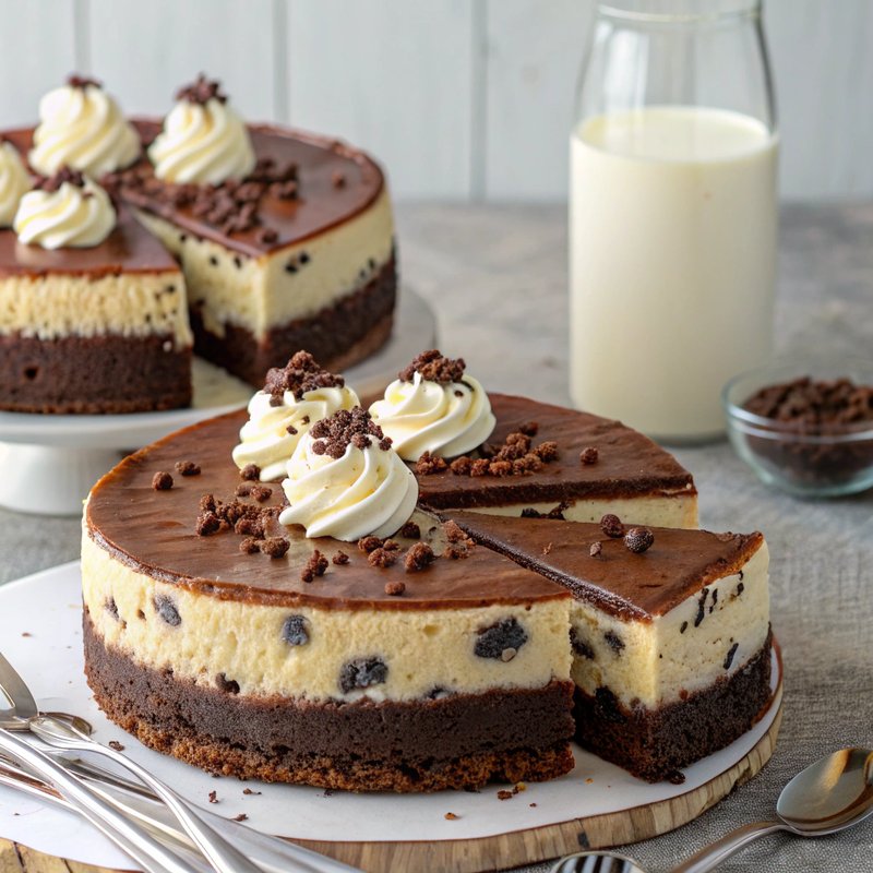 Decadent Brownie Cheesecake