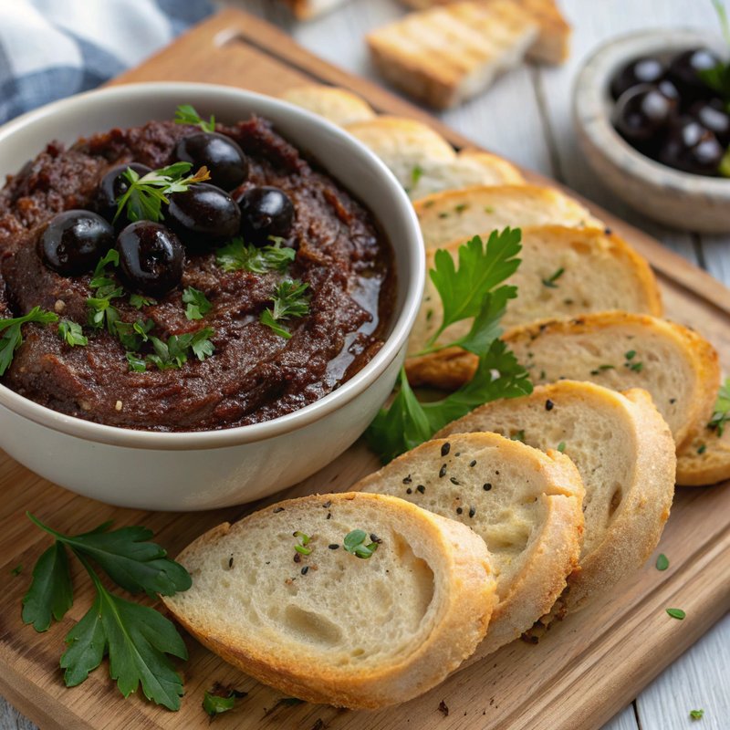 Savory Black Olive and Anchovy Spread