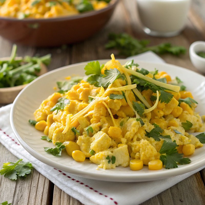 Corn and Egg Scramble