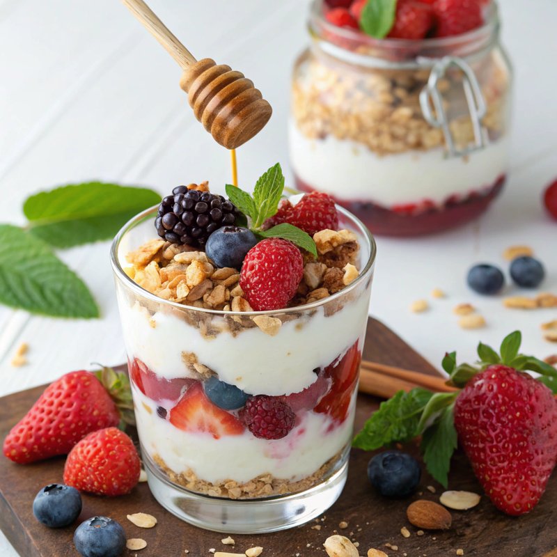 Layered Skyr Parfait