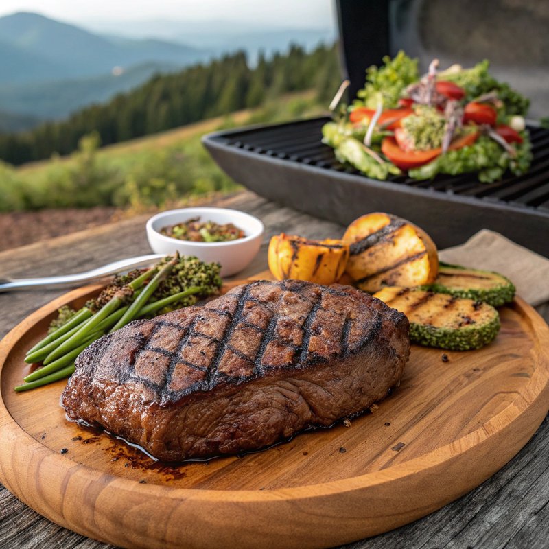 Grilled Elk Steak