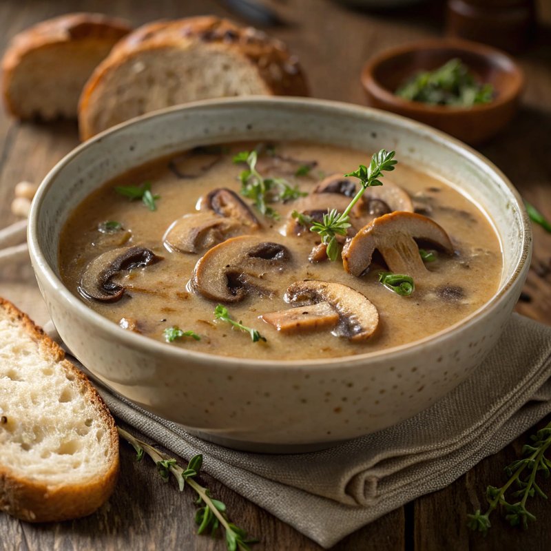 Soupe de Champignons Sauvages