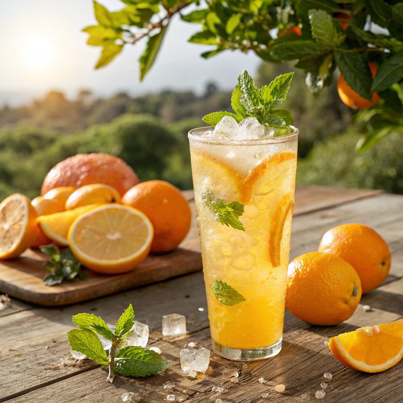 The Zesty Orange Fizz