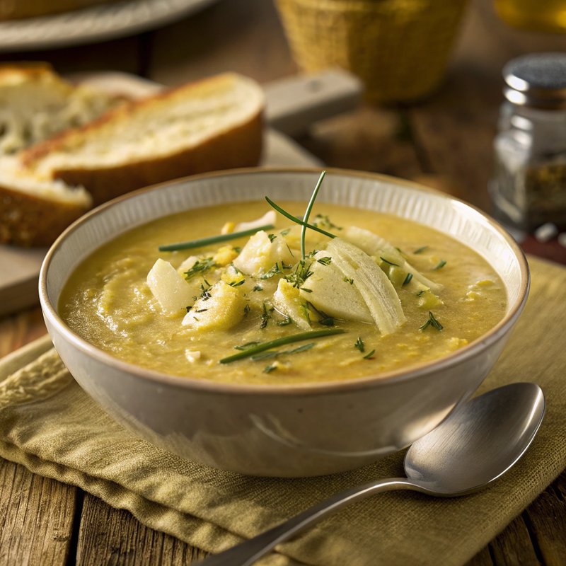 Creamy Endive and Fennel Soup