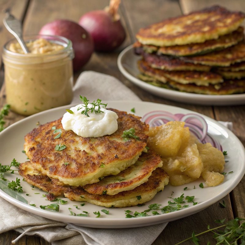 Kartoffelpuffer (German Potato Pancakes)