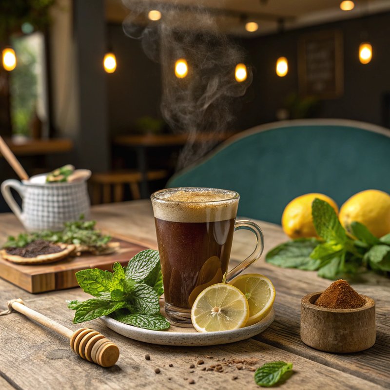 Israeli Lemon Mint Coffee