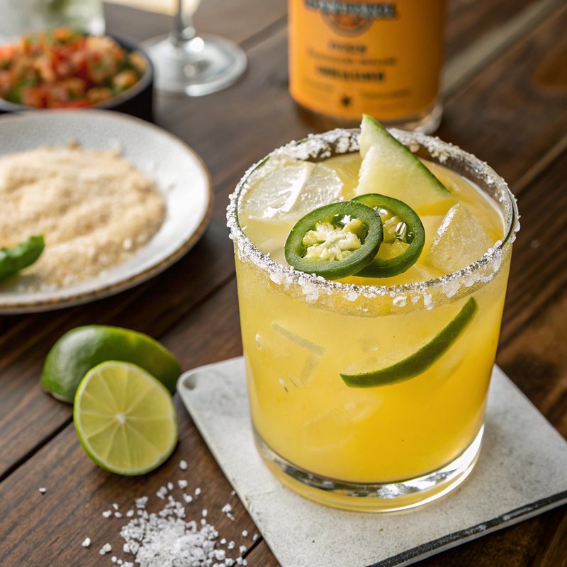 Mango Jalapeno Margarita Mocktail