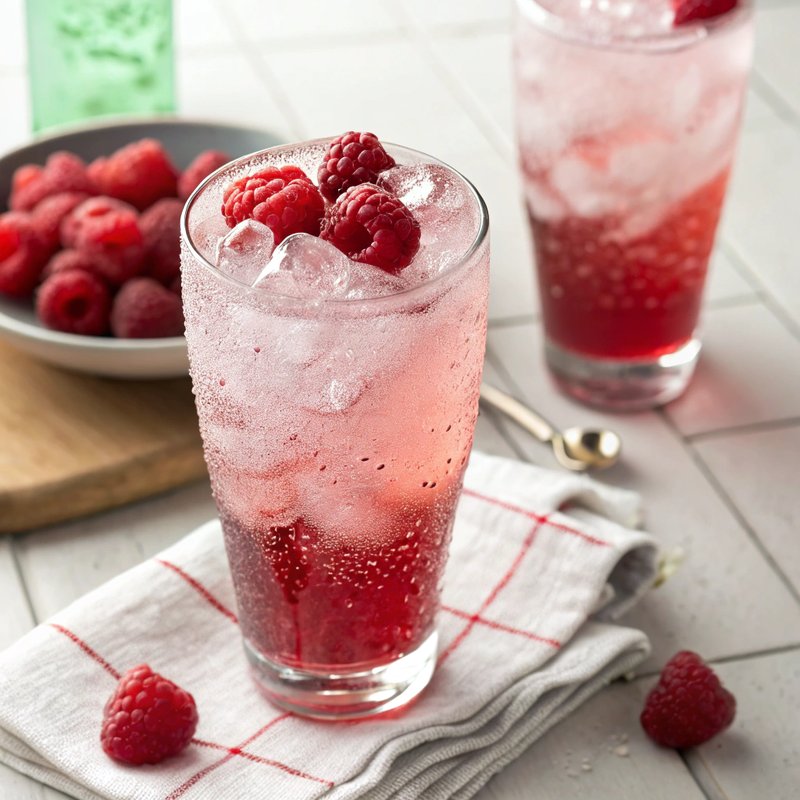 Classic Raspberry Italian Soda