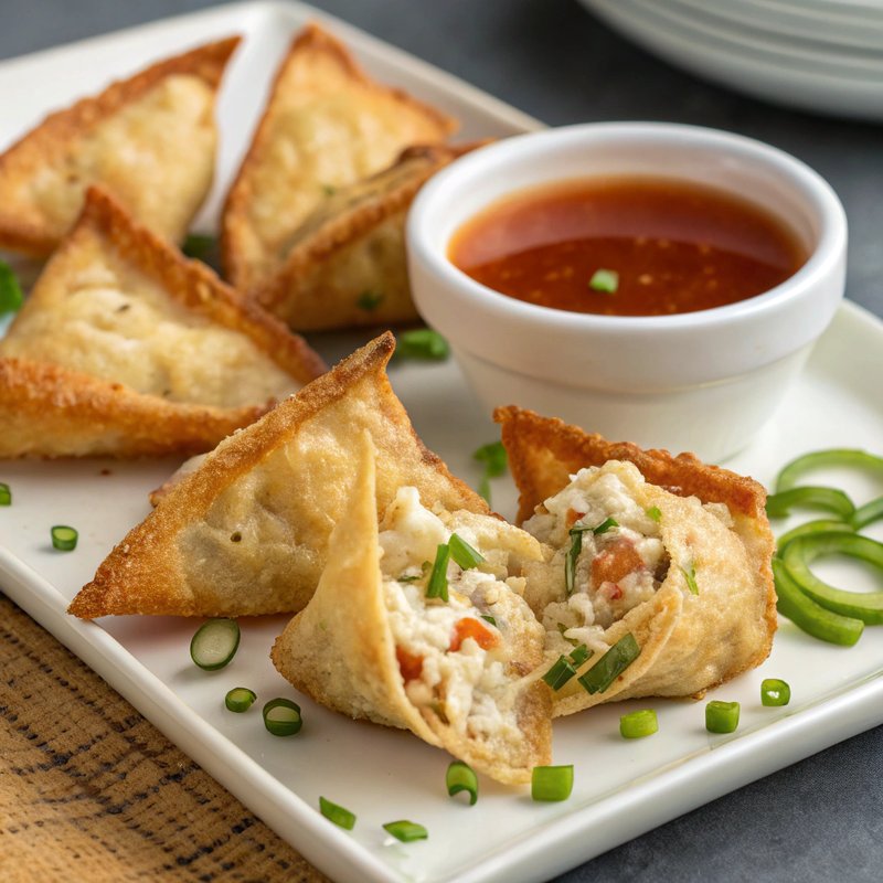 Air Fryer Crab Rangoon