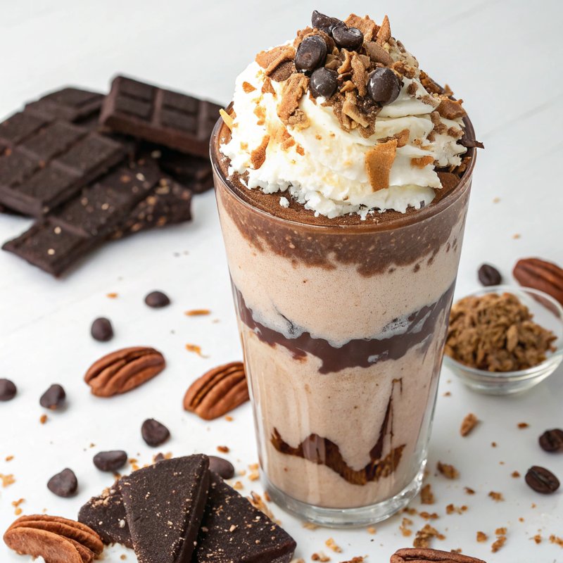 Decadent German Chocolate Cake Milkshake
