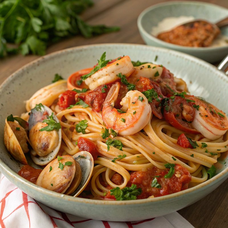 Seafood Linguine