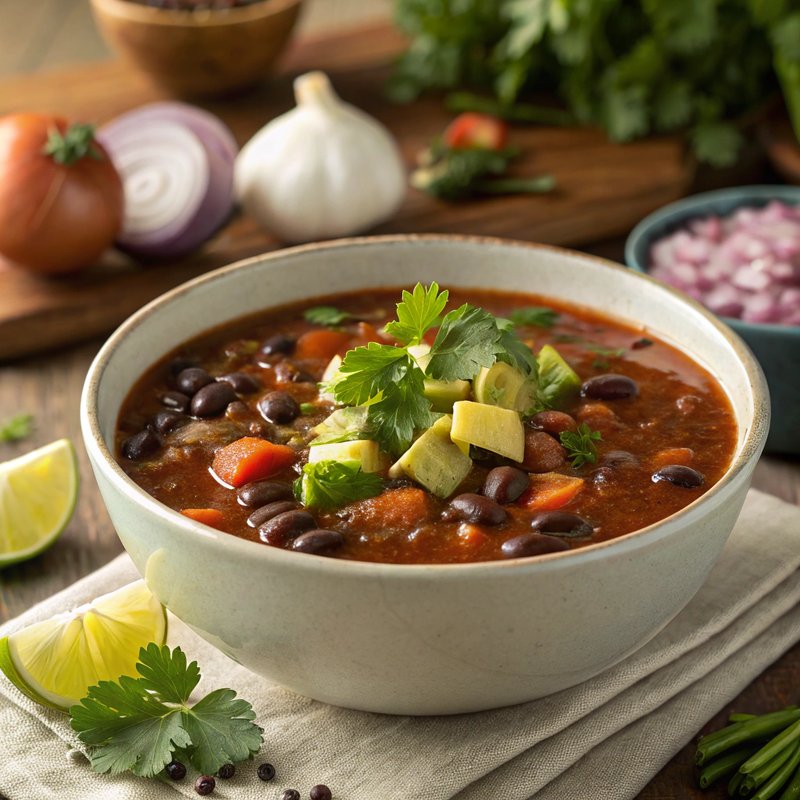 Sopa de Frijoles (Mexican Bean Soup)