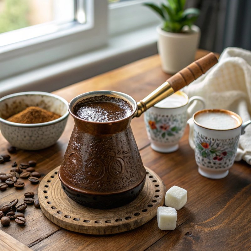 Authentic Israeli Turkish Coffee