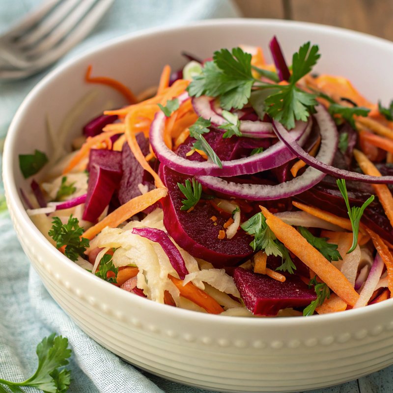 Vibrant Cabbage and Beetroot Salad