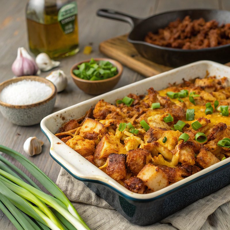 BBQ Chicken Hashbrowns