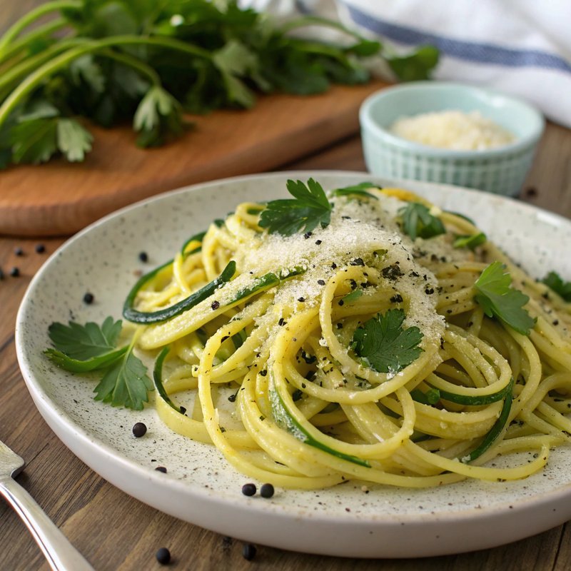 Garlic Butter Zucchini Noodles
