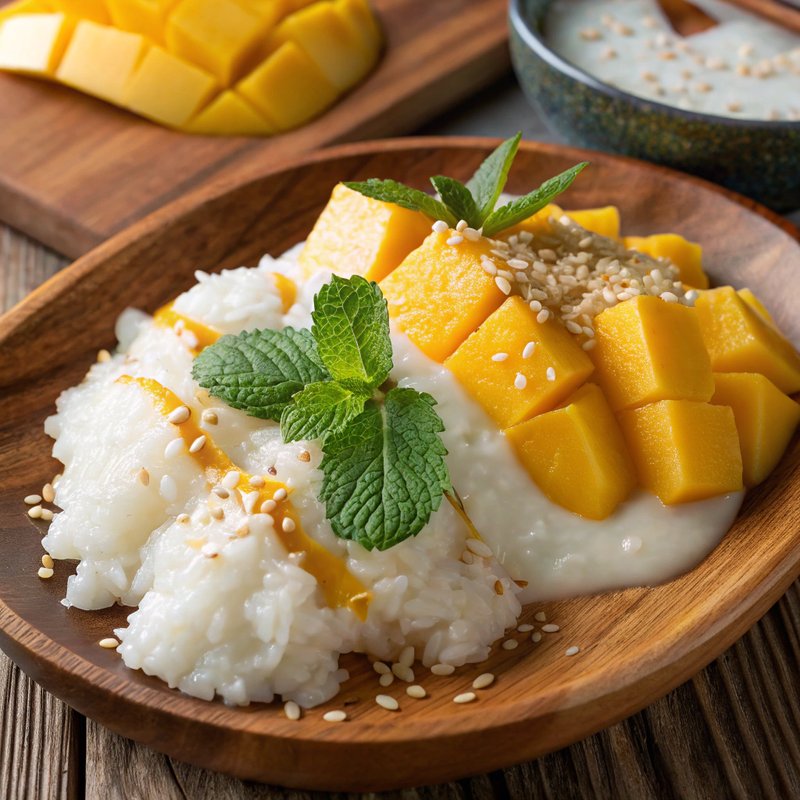 Mango and Sticky Rice Dessert