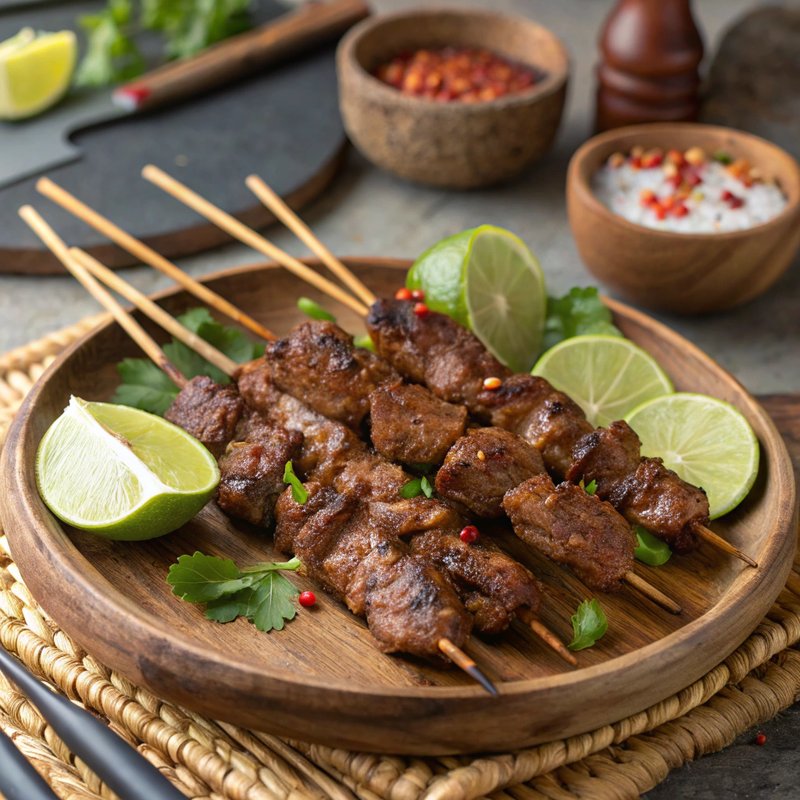 De Nuong (Vietnamese Grilled Lamb Skewers)