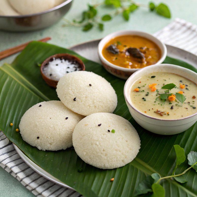 Authentic South Indian Idli