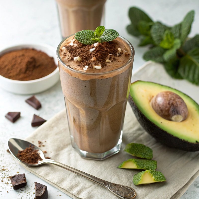 Creamy Avocado Coffee Smoothie