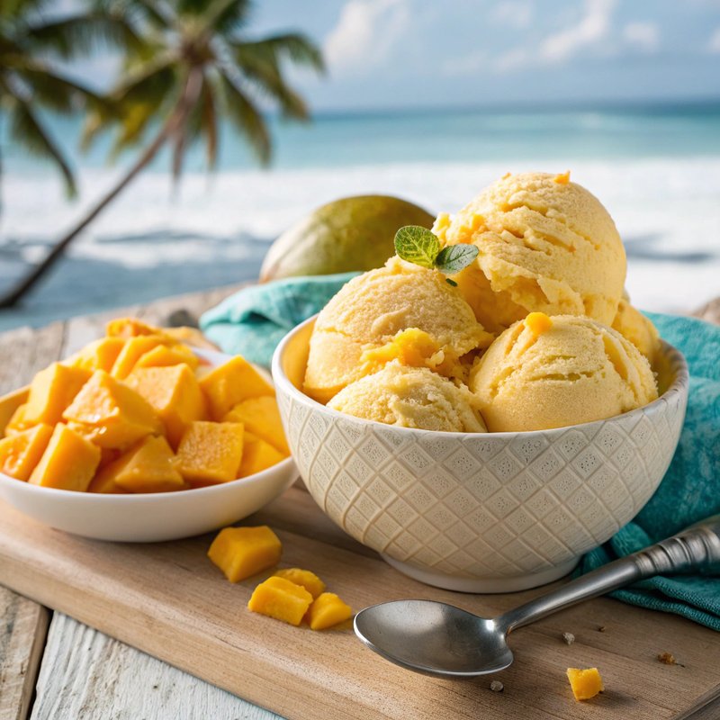 Tropical Mango Ice Cream