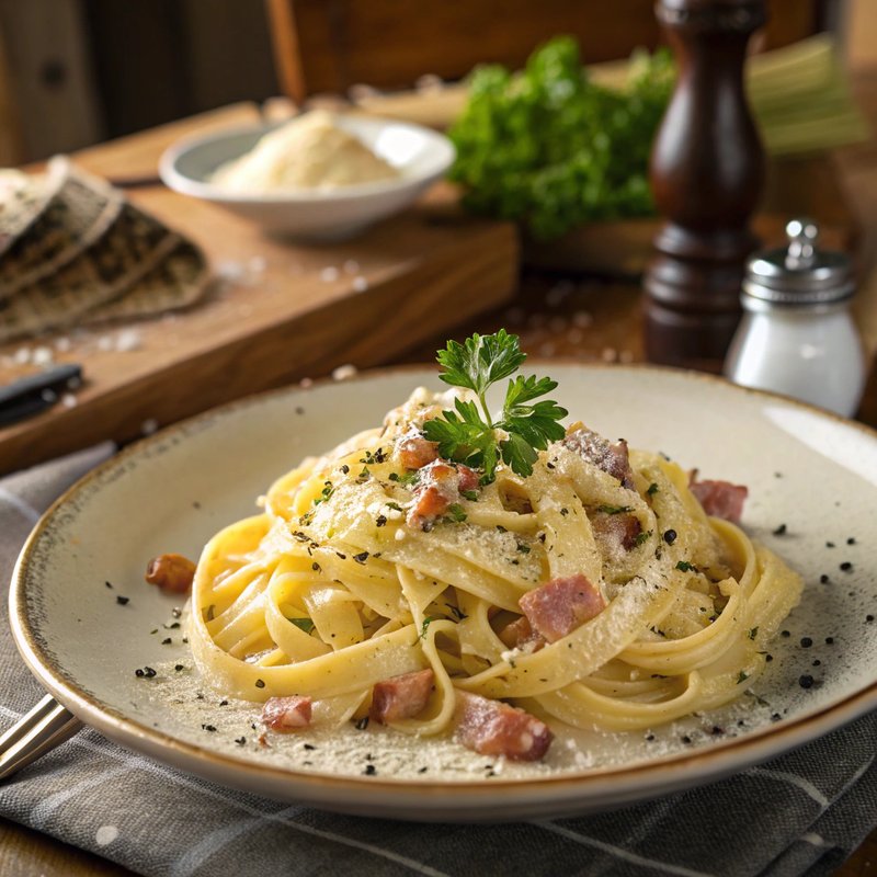 Tagliatelle alla Carbonara