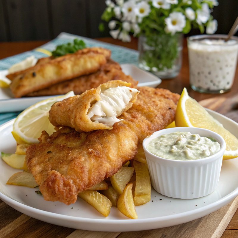 Crispy Beer Battered Fish