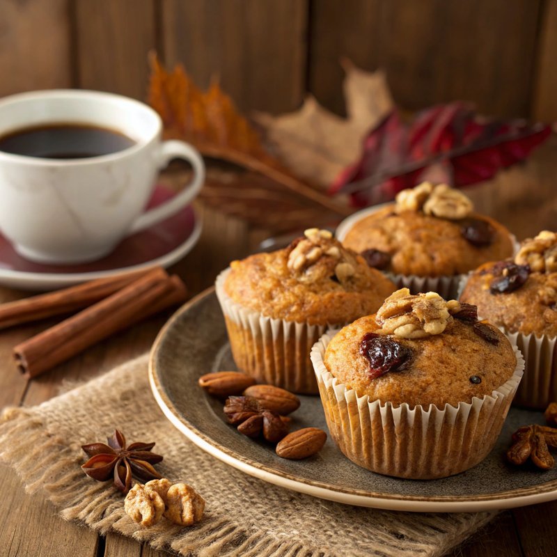 Spiced Parsnip Muffins