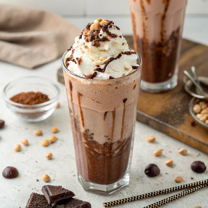 Decadent Chocolate Hazelnut Milkshake