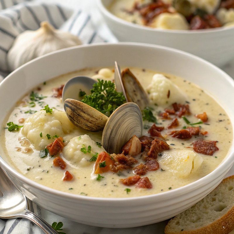 Keto Clam Chowder