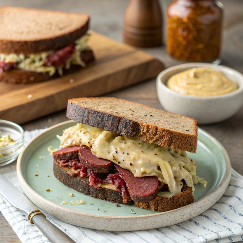 Vegan Pastrami Sandwich