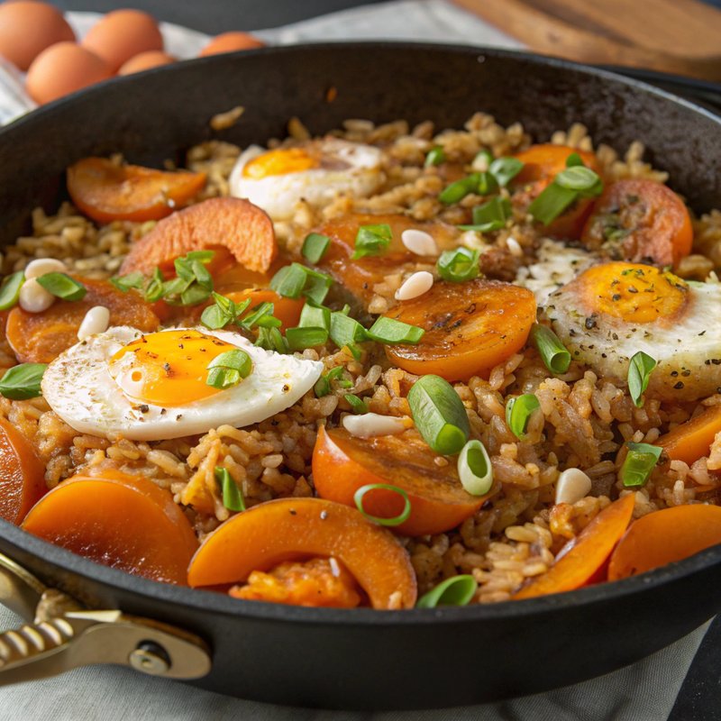 Apricot Cobbler Fried Rice