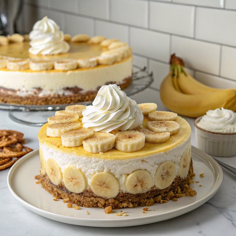 Banana Cream Cheesecake