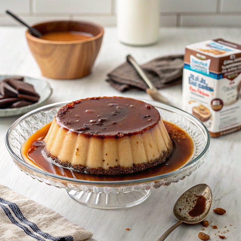 Flan de Chocolate