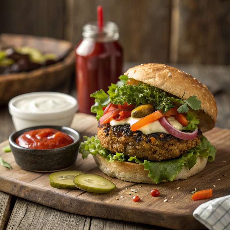 Farmhouse Veggie Burger