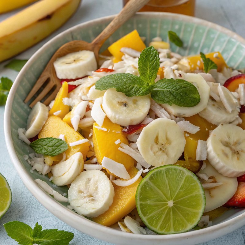 Maldivian Coconut and Banana Salad