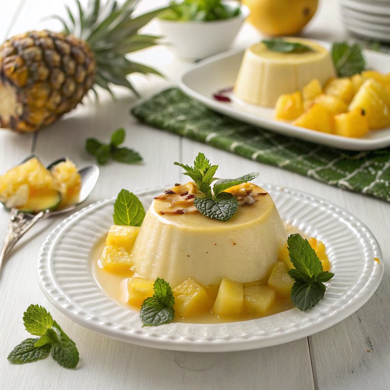 Pineapple Panna Cotta