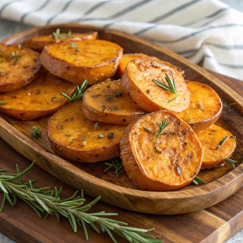 Maple Roasted Sweet Potatoes