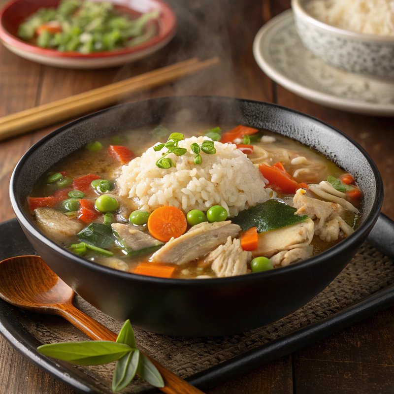 Sizzling Rice Soup