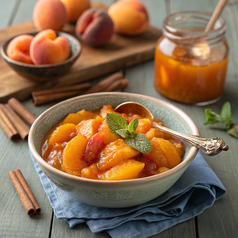 Peach and Apricot Compote