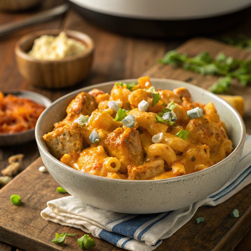 Buffalo Chicken Mac and Cheese