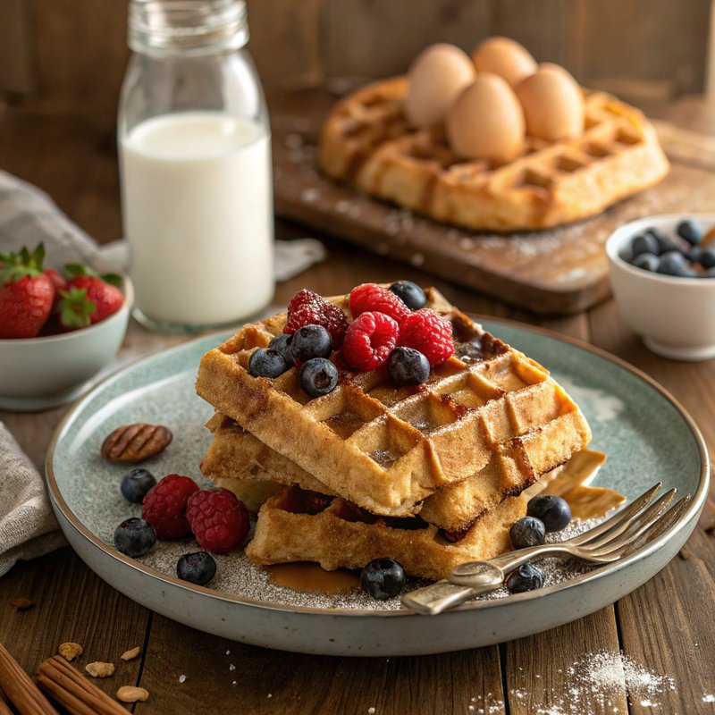 Gluten-Free Almond Flour Waffles