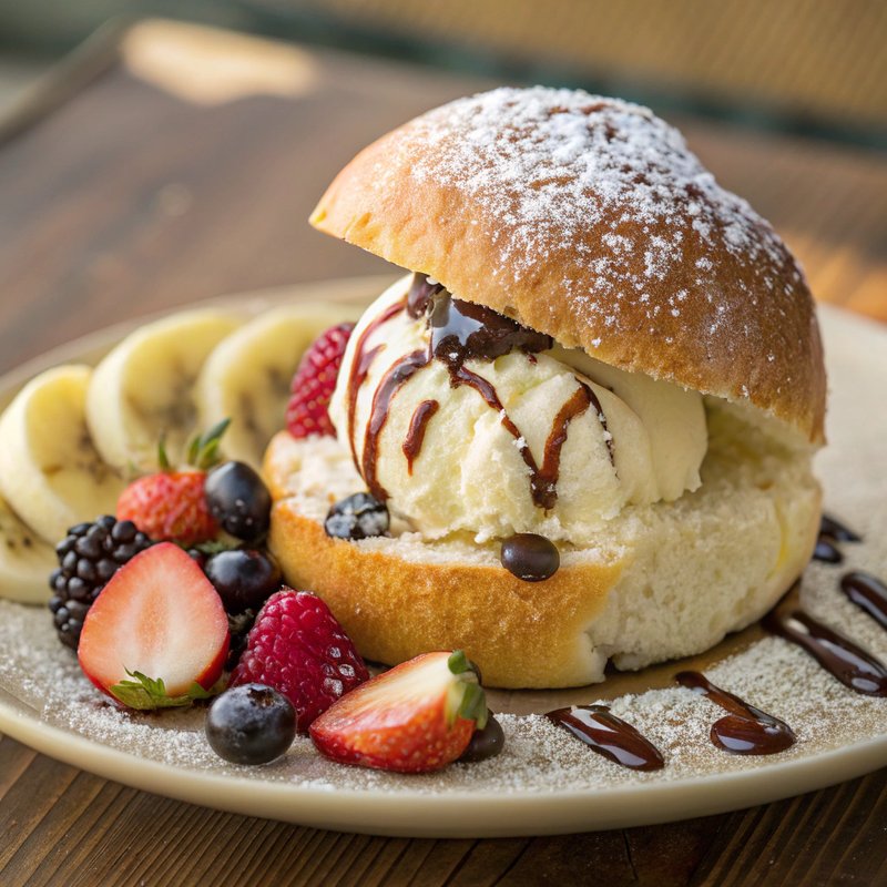 Brioche Con Gelato